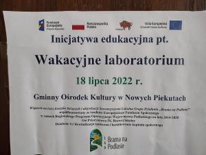 Wakacyjne laboratorium - 18.07.2022