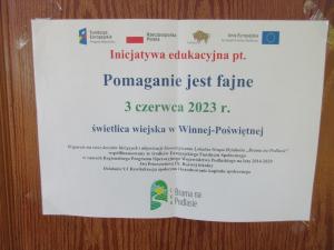 Pomaganie jest fajne -3.06.2023